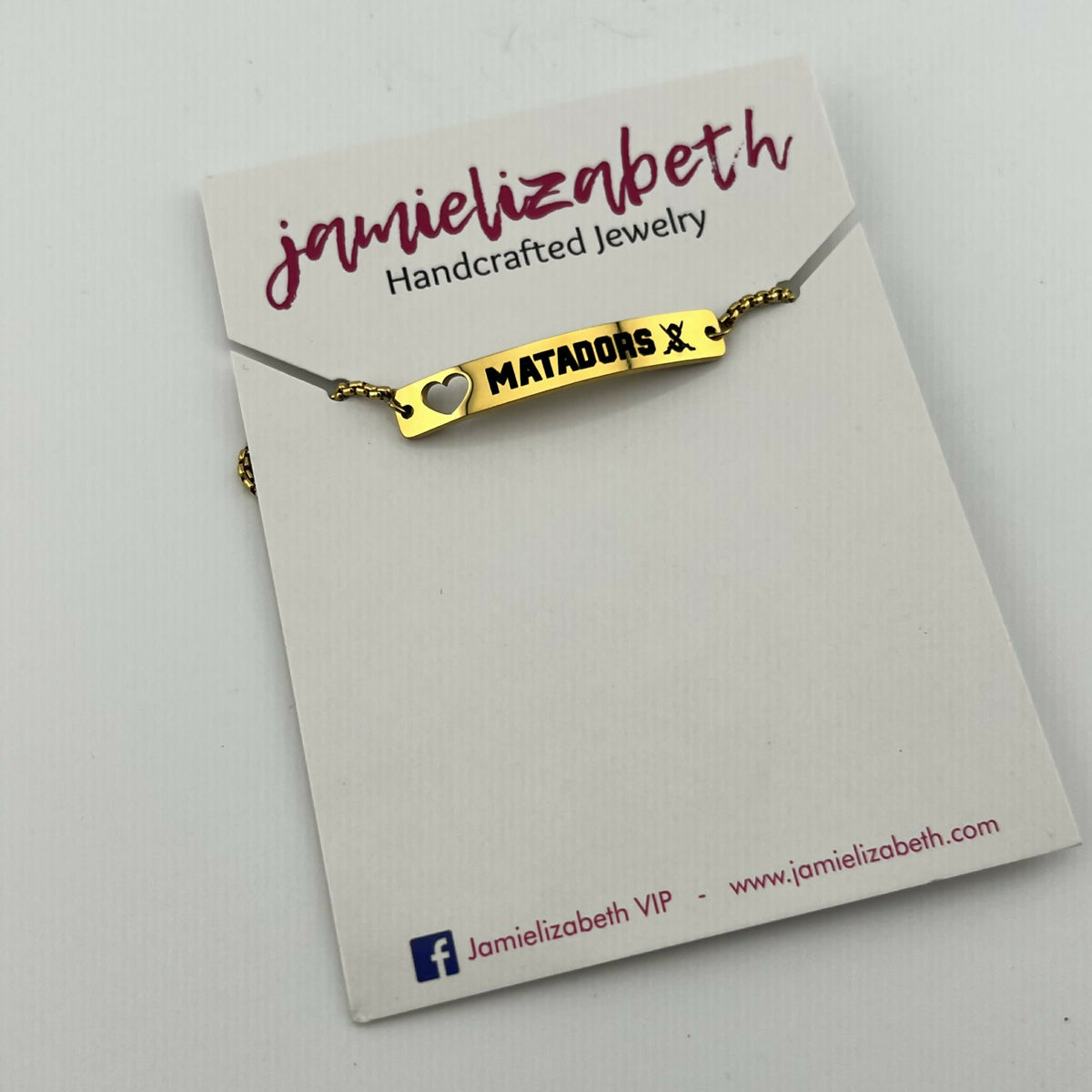 Gold Bar Bracelet- "Matador"