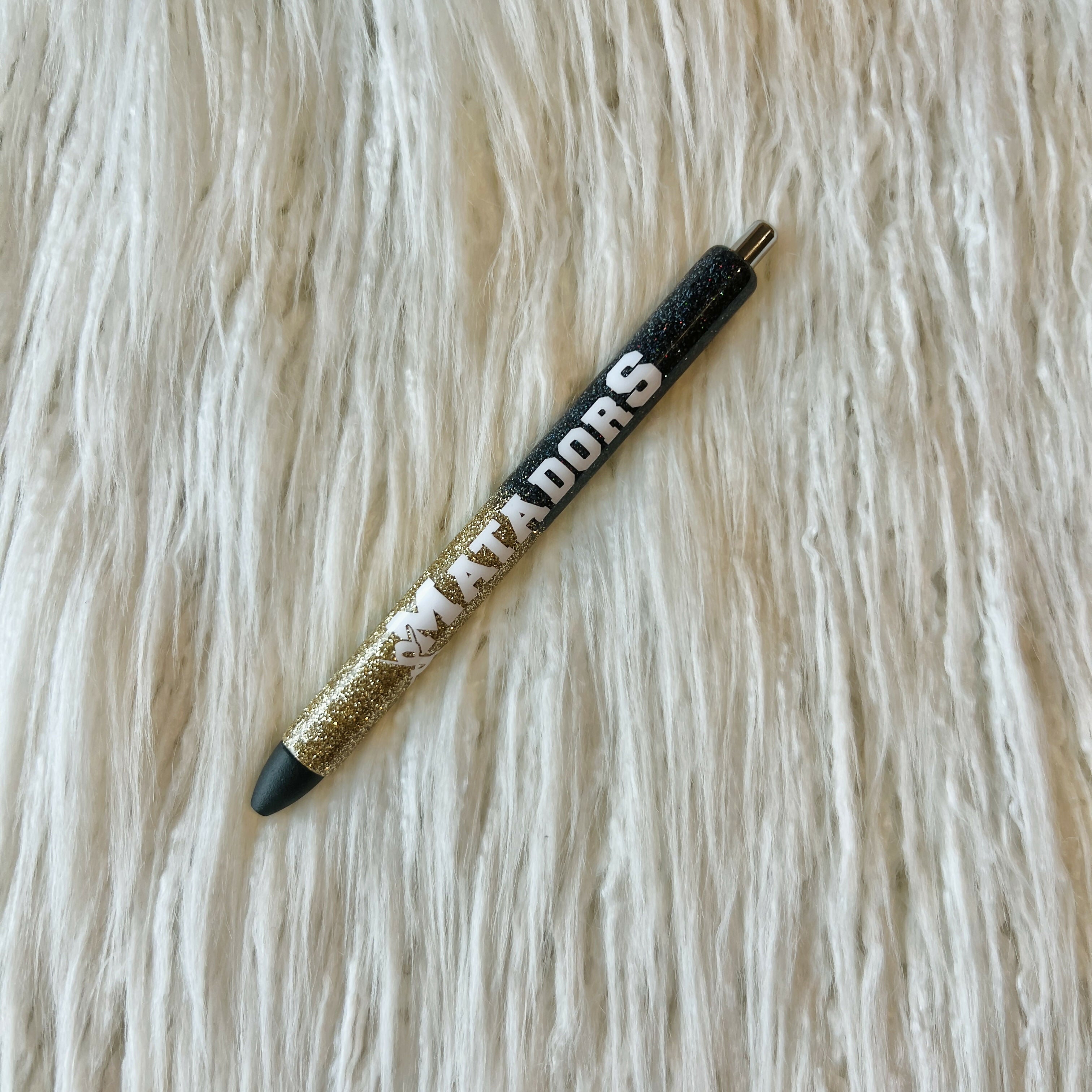 Block Letter Matadors Pen
