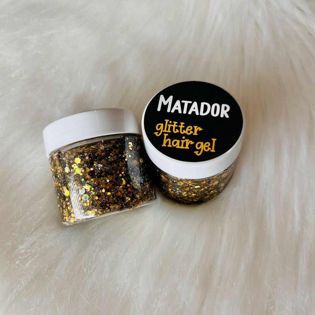 Large Matador Glitter Hair Gel