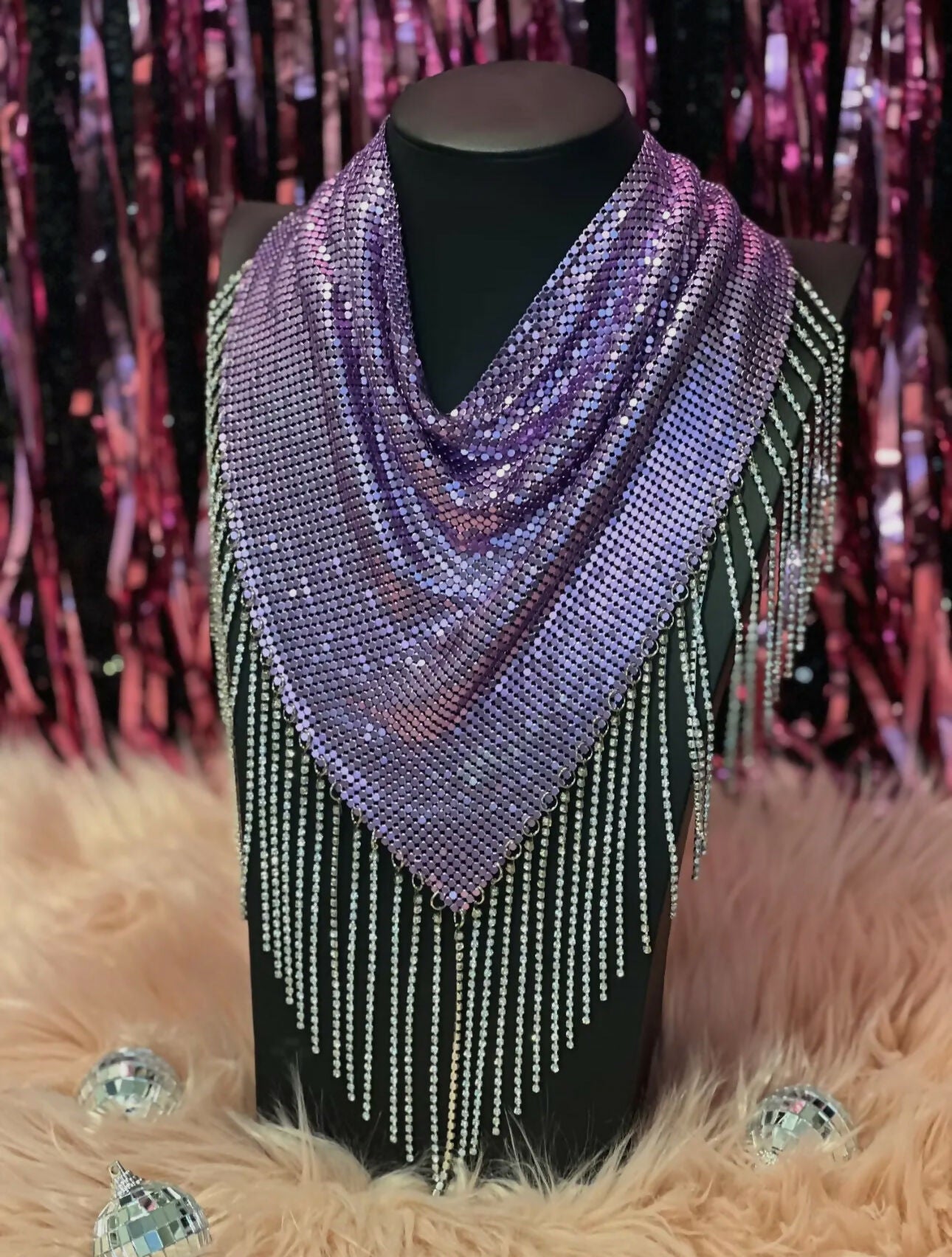 Purple Bad Girl Bandana