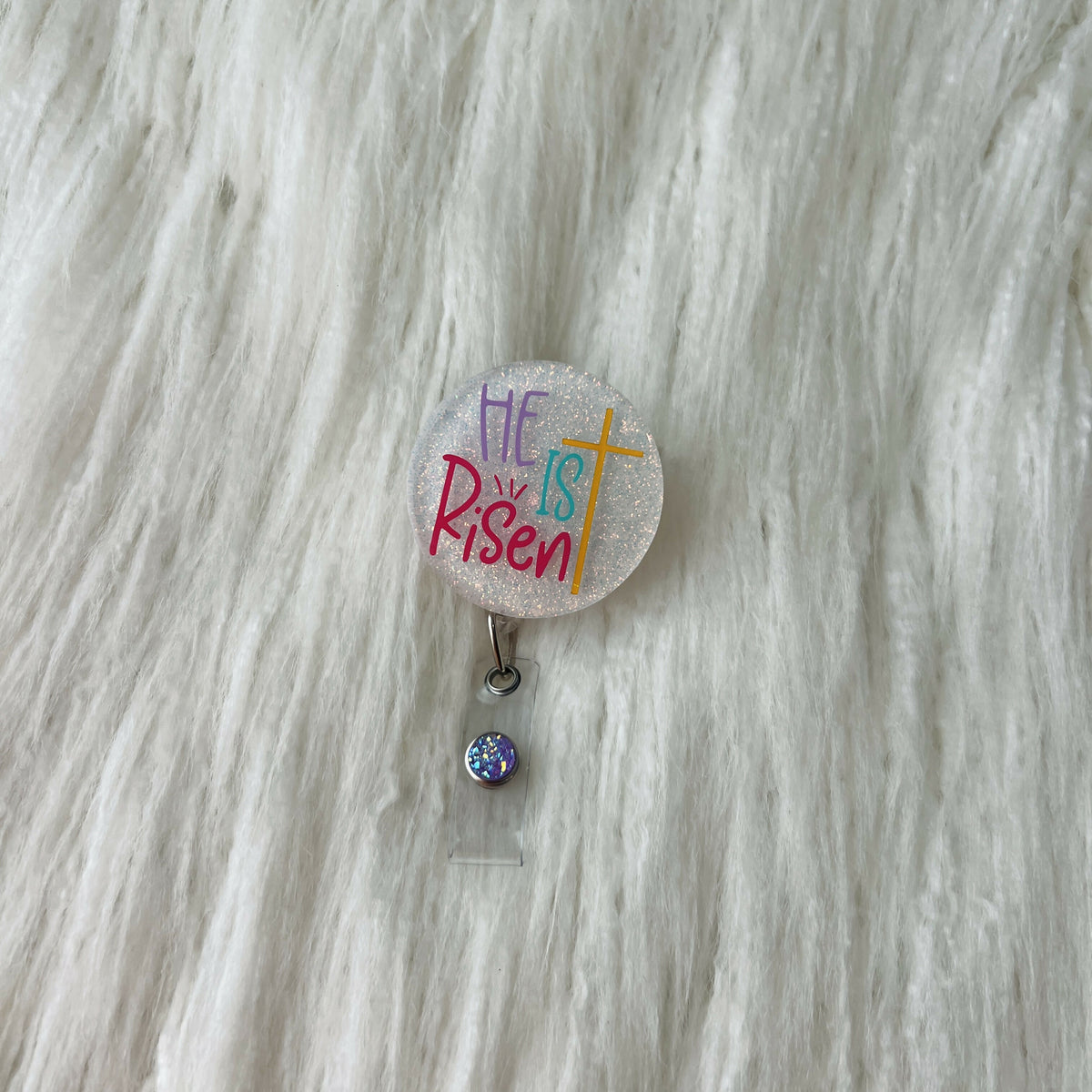 He Is Risen Badge Reel