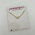 Gold Baseball/Softball Necklace