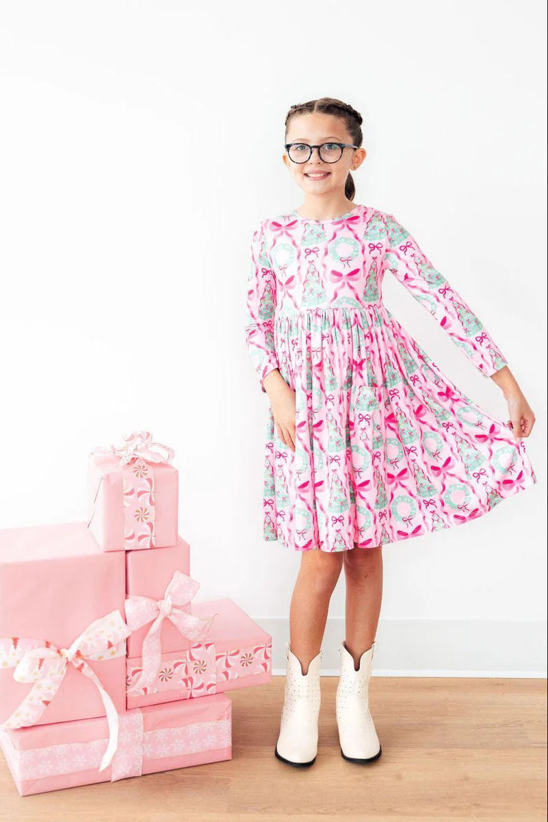 Jingle Bows L/S Dress