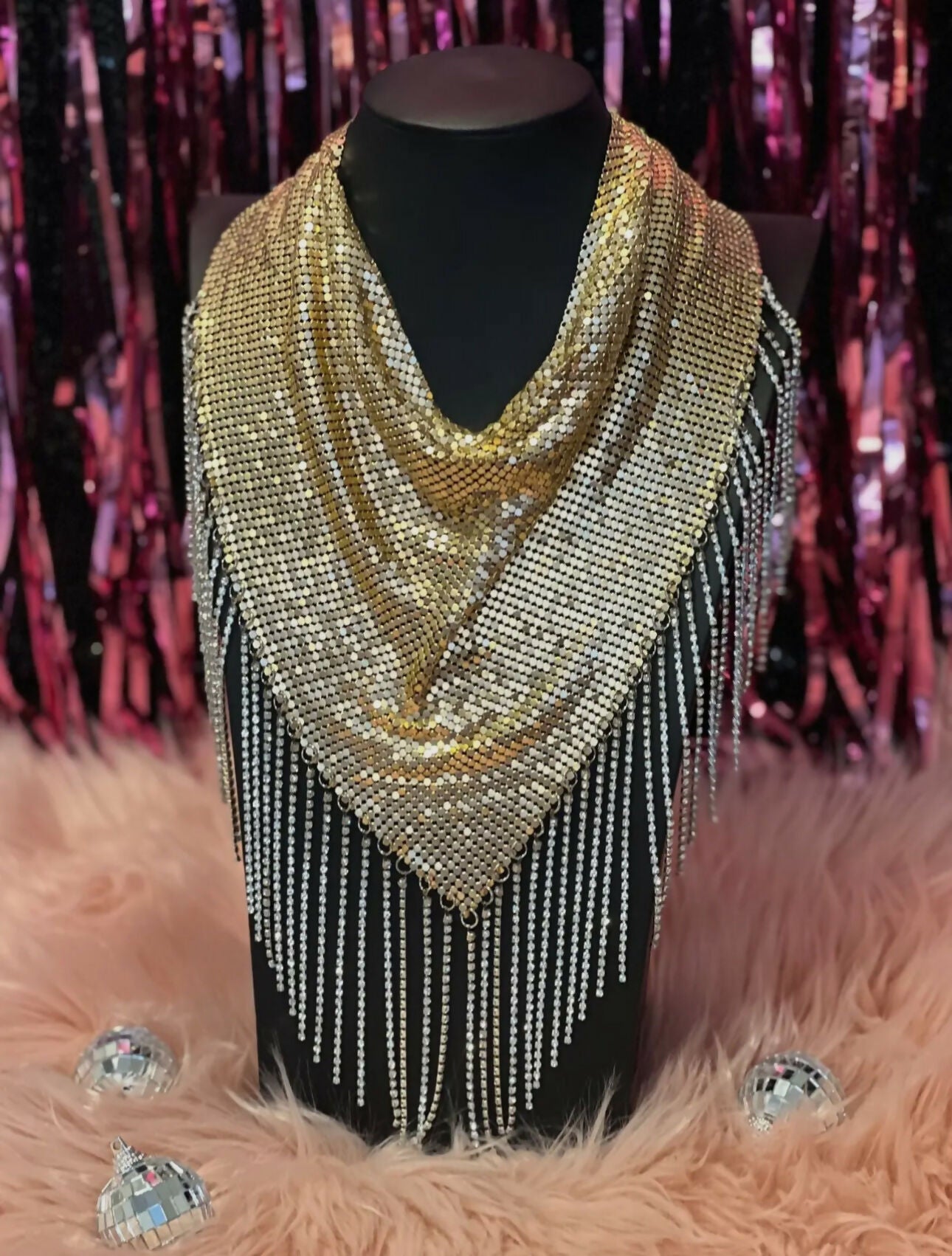 Gold Bad Girl Bandana