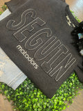 Raw edge Seguin Sweater