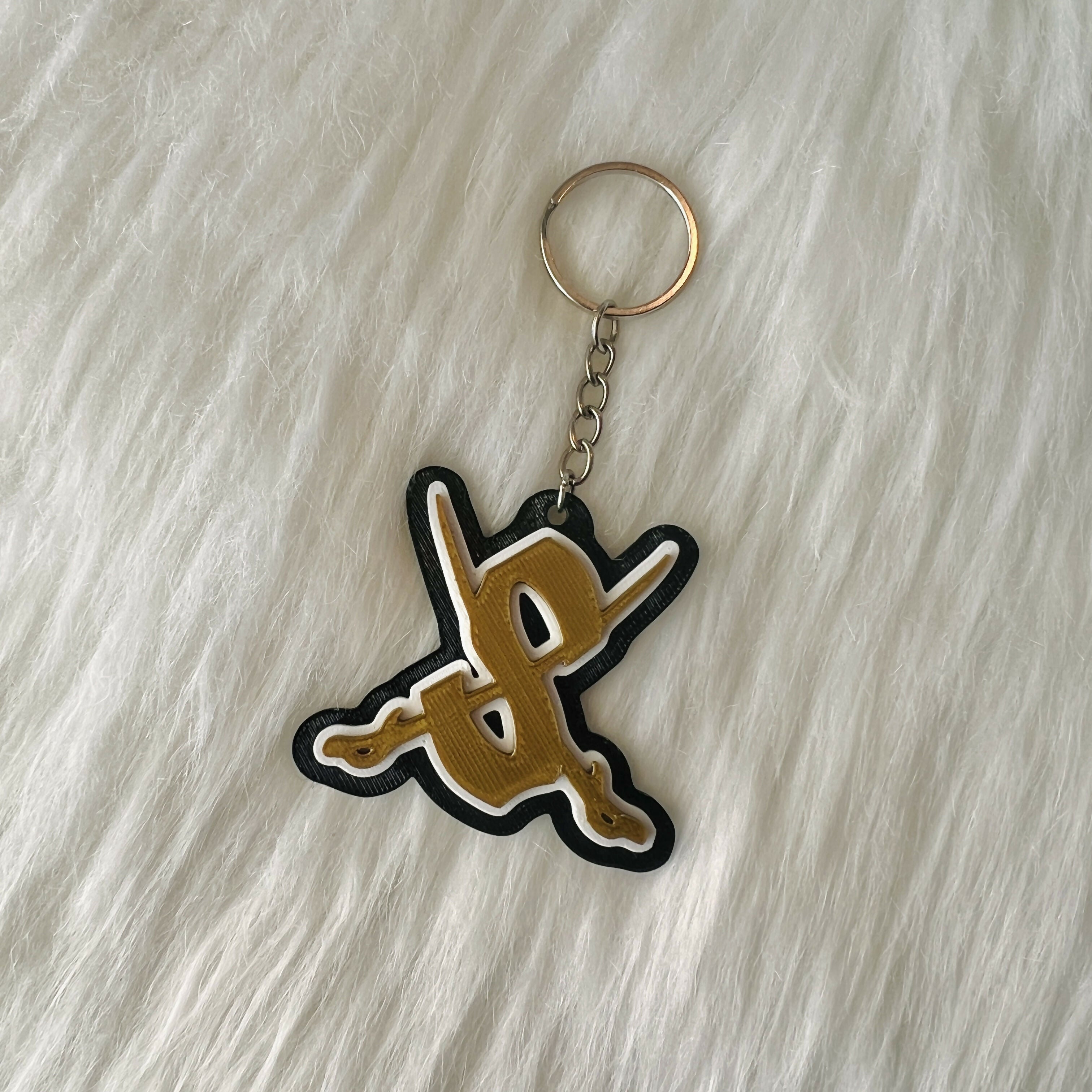 Swords Up Keychain
