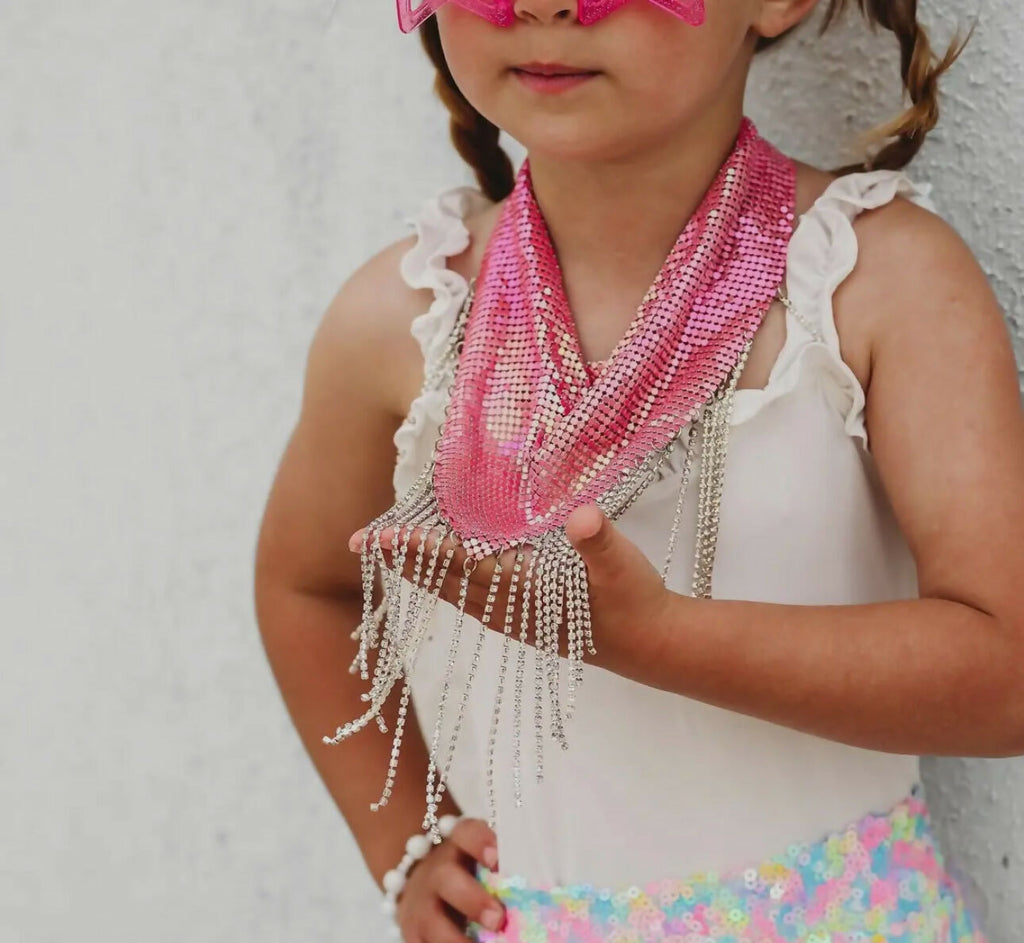 YOUTH Pink cotton candy Bad Girl Bandana