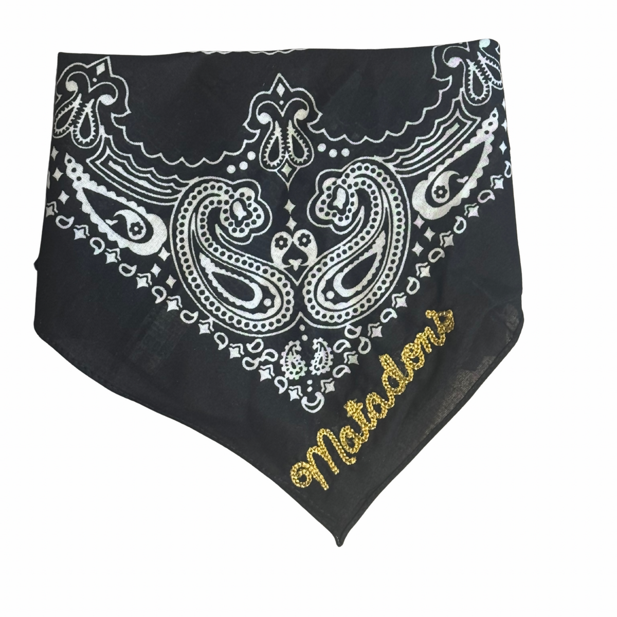 Black Matadors chainstitch bandana